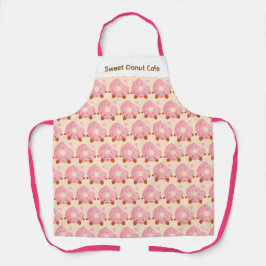 Cheerful Donut With Sprinkles Schort