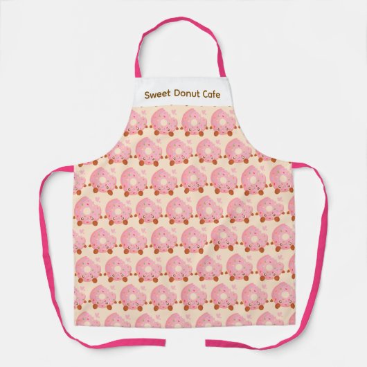 Cheerful Donut With Sprinkles Schort (Voorkant)