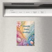 ~ CHEERFUL EASTER GREETINGS ~  Magnet (Insitu (Vaatwasser))