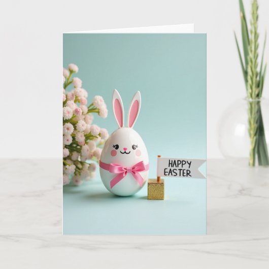 Cheerful Egg Celebration Card Kaart (Voorkant)
