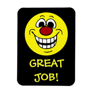 Cheerful Face Grumpey Magneet