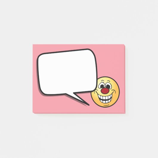 Cheerful Face Grumpey Post-it® Notes (Voorkant)