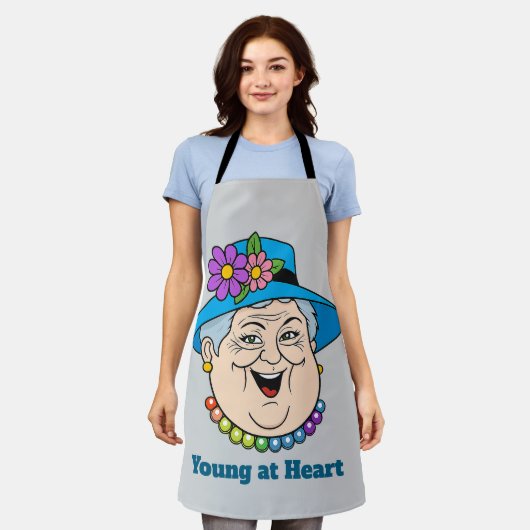 Cheerful Face Schort (Gedragen)