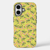  Cheerful Floral Pattern: Pink Flowers  Case-Mate iPhone Case (Achterkant)