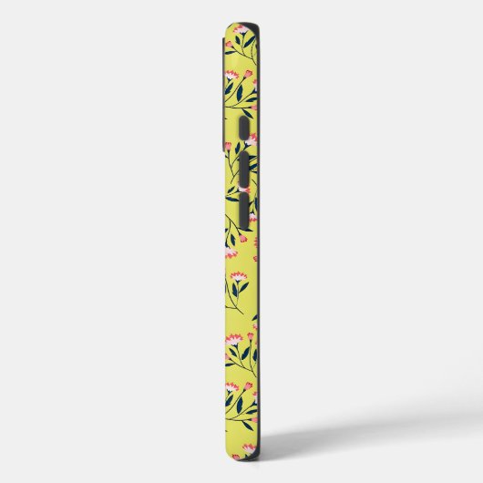 Cheerful Floral Pattern: Pink Flowers  Case-Mate iPhone Case (Achterkant / Links)