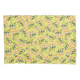  Cheerful Floral Pattern: Pink Flowers  Kussensloop
