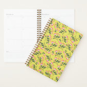  Cheerful Floral Pattern: Pink Flowers  Planner (Display)
