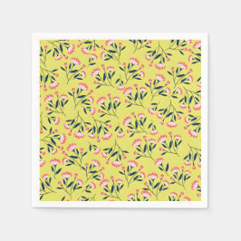  Cheerful Floral Pattern: Pink Flowers  Servet