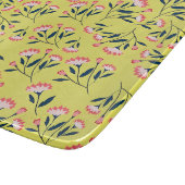  Cheerful Floral Pattern: Pink Flowers  Snijplank (Hoek)