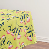  Cheerful Floral Pattern: Pink Flowers  Tafelkleed (Voorbeeld)