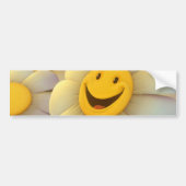 Cheerful Flowers Smile Bumpersticker (Voorkant)