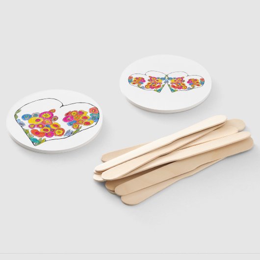 Cheerful Heart by Lydia's Art Sangria Handwaaier (Niet-gemonteerd)