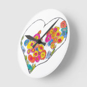 Cheerful Heart by Lydia's Art Sangria Ronde Klok (Hoek)