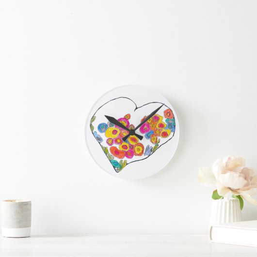 Cheerful Heart by Lydia's Art Sangria Ronde Klok (Huis)