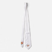 Cheerful Heart by Lydia's Art Sangria Stropdas (Achterkant)