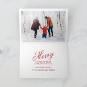 Cheerful Holiday - Celebrate Feestdagen Kaart (Binnen)