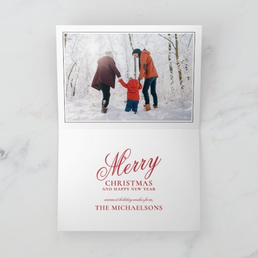 Cheerful Holiday - Celebrate Feestdagen Kaart (Binnen)