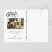 Cheerful Holiday Hygge | Kerstfotocollage Briefkaart (Achterkant)