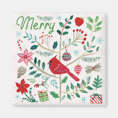 Cheerful Holiday - Merry Magneet (Voorkant)