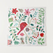 Cheerful Holiday - Merry Wandkleed (Voorkant (horizontaal))