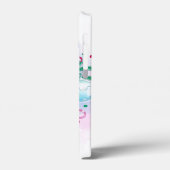 Cheerful Holiday Penguin Hoesje-Mate iPhone Case (Achterkant / Links)