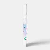 Cheerful Holiday Penguin Hoesje-Mate iPhone Case (Achterkant / Rechts)