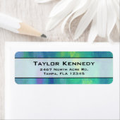 Cheerful Impressionist Abstract in Groen en Blauw Etiket (Insitu)