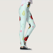 Cheerful Ladybug-ontwerp Leggings (Rechts)