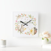 Cheerful Musical Baby Woodland Animal Vierkante Klok (Huis)