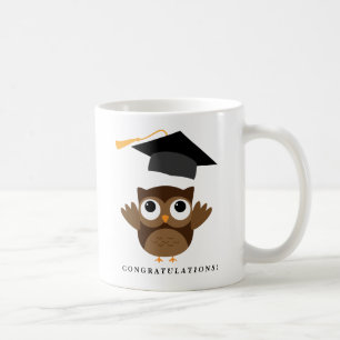 Cheerful Owl Afstuderen   Klasse van Afstuderen 20 Koffiemok