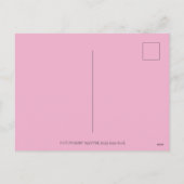 CHEERFUL PACHYDERM IN PINK PAJAMAS, HEART CUPCAKE FEESTDAGENKAART (Achterkant)