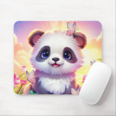 Cheerful Panada, Rainbows, Butterflies and Flowers Muismat (Met muis)