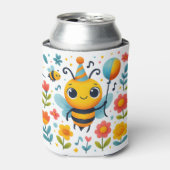 Cheerful Party Bee Can Cooler (Blikje Voorkant)