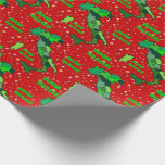 Cheerful Pastel Snowflakes and Map of Italy Cadeaupapier<br><div class="desc">The map of Italy,  showing its twenty regions,  sits on a red background amid pastel colored snowflakes. De Italiaanse zin "Buon Natale!" (Merry Christmas) appears many times around the map. Fun Christmas gift wrap for any Italian or anyone who loves Italy.</div>