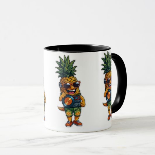 Cheerful Pineapple Mok (Voorkant rechts)
