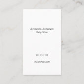 Cheerful Pink Yellow Green Blue Stripes Visitekaartje (Achterkant)