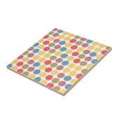 Cheerful Polka Dot Tegeltje (Zijkant)