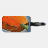 Cheerful Pumpkin Bagagelabel (Achterkant horizontaal)