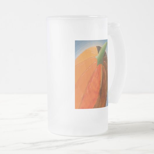 Cheerful Pumpkin Matglas Bierpul (Voorkant rechts)