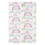 Cheerful Rainbow Pattern Personalized Clipboard Mini Klembord (Achterkant)