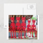 Cheerful Red Little Mexican Devils sitting around Briefkaart (Voorkant / Achterkant)