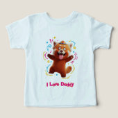 Cheerful Red Panda 3D Cartoon  (Design voorkant)