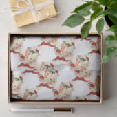 Cheerful Retro Santa Claus Tissuepapier (Geschenk)