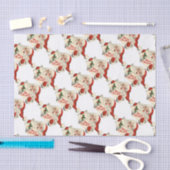 Cheerful Retro Santa Claus Tissuepapier (Craft)