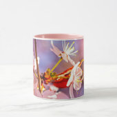 Cheerful Sakura Flowers Mok (Midden)