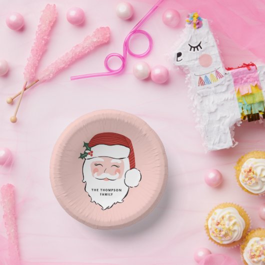 Cheerful Santa Face | Kerstmis Papieren Kommen (Feest)