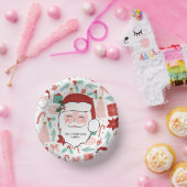 Cheerful Santa Face | kerstpapier Bowls Papieren Kommen (Feest)