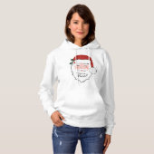 Cheerful Santa Face | Naughty of Nice? T-shirt (Voorkant volledig)