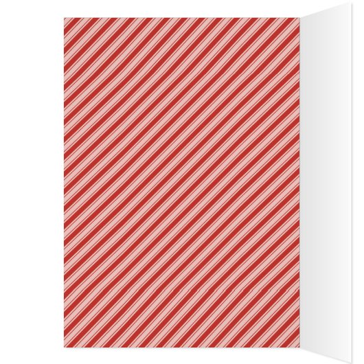 Cheerful Santa Face | Roze en rood | (Binnen (Links))