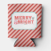 Cheerful Santa Face | Vrolijk kerstfeest Blikjeskoeler (Voorkant)